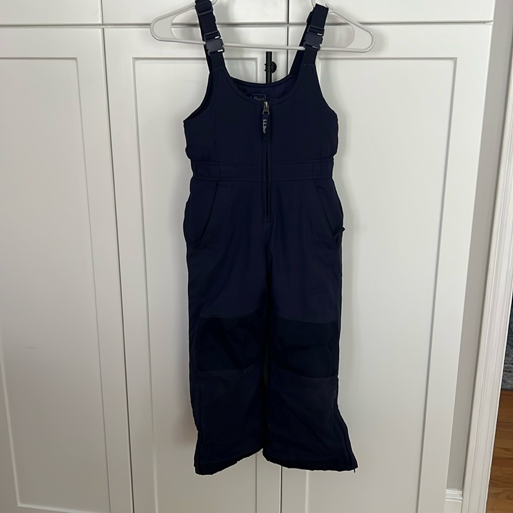 LLBean navy snowsuit